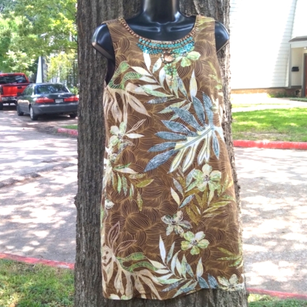 55% linen dress